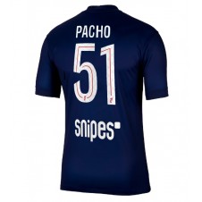 Paris Saint-Germain Willian Pacho #51 Hemmatröja 2025-26 Korta ärmar